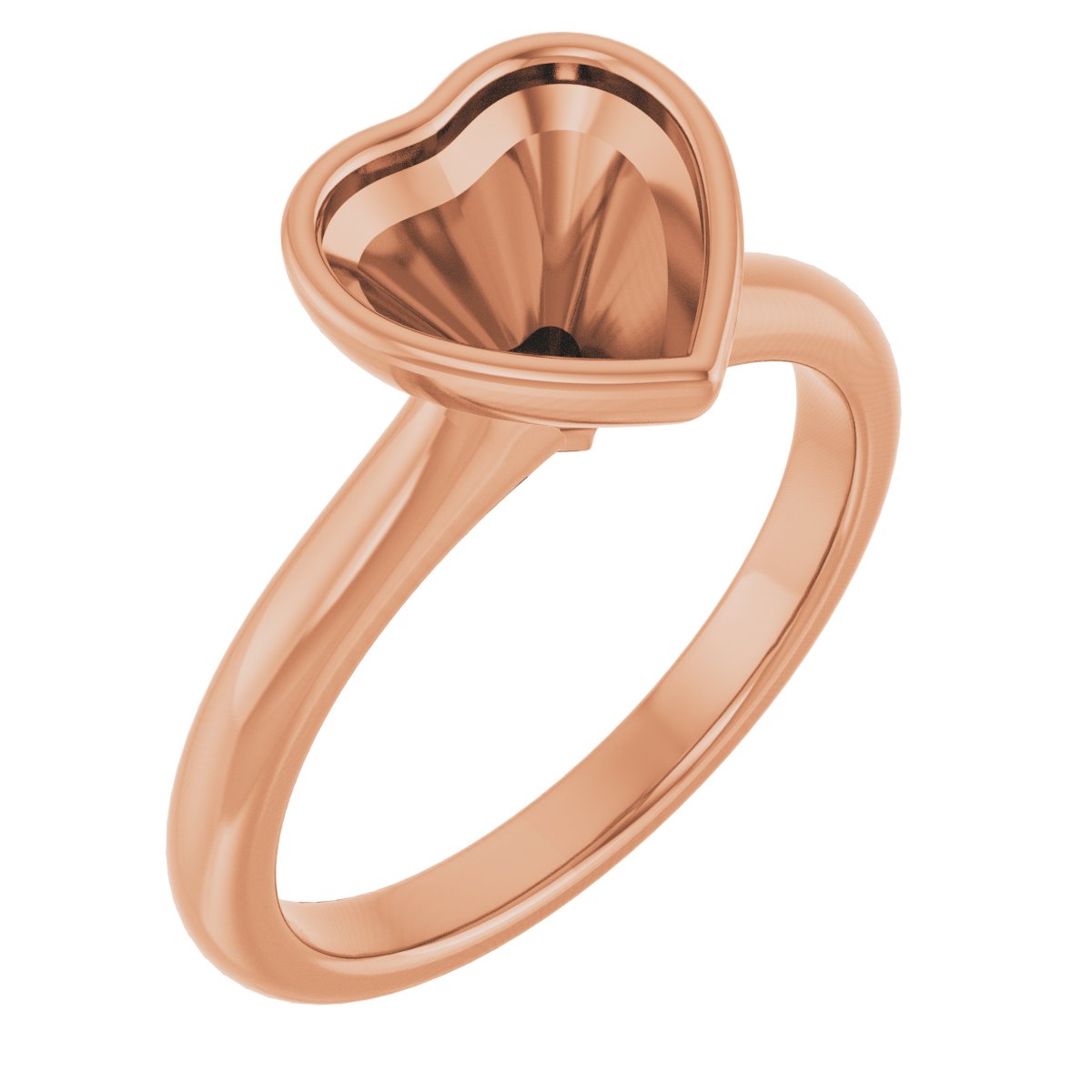 Bezel-Set Solitaire Engagement Ring