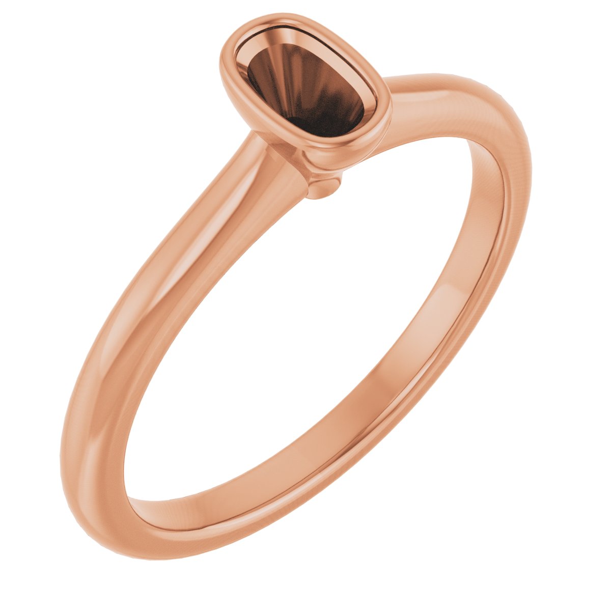 Bezel-Set Solitaire Engagement Ring