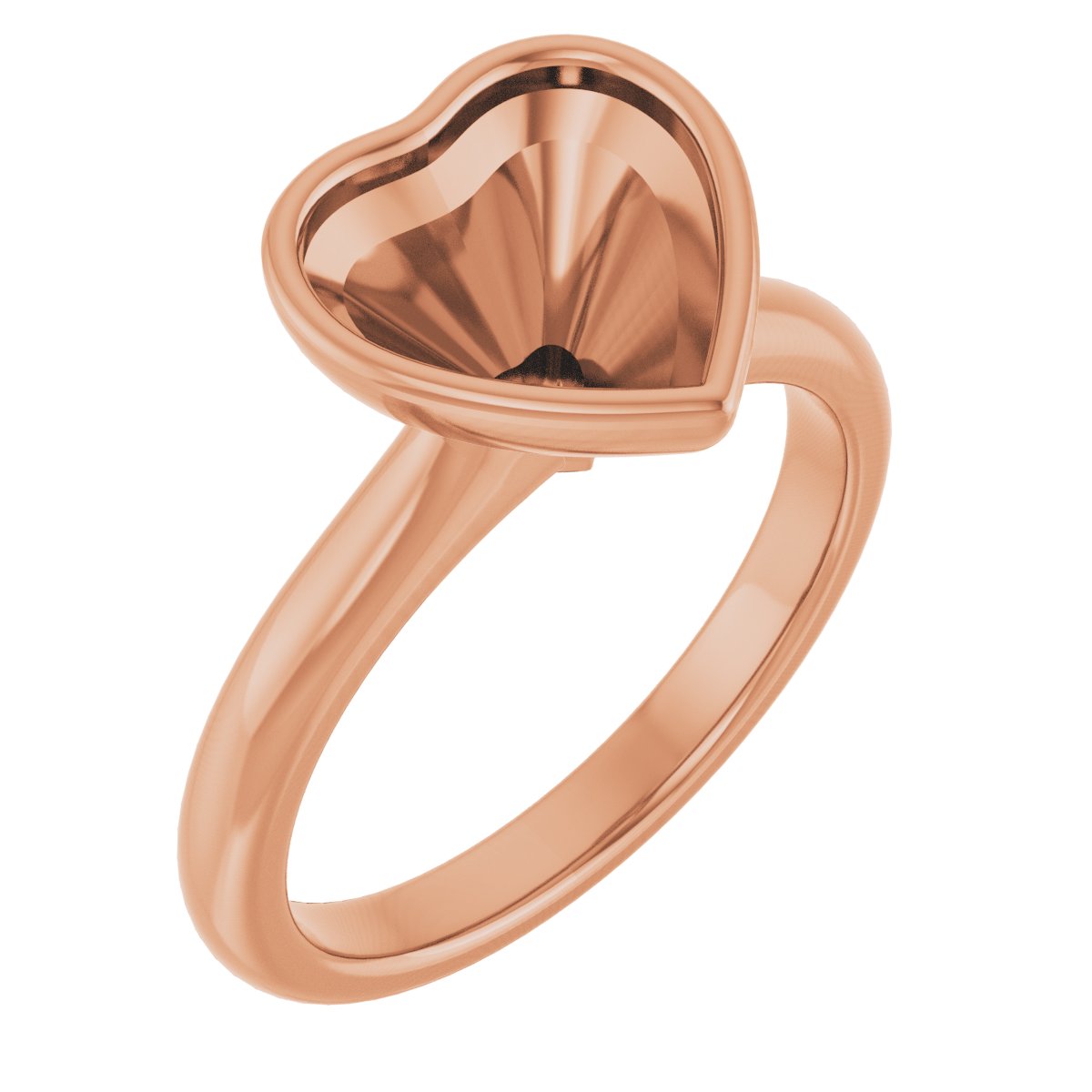Bezel-Set Solitaire Engagement Ring