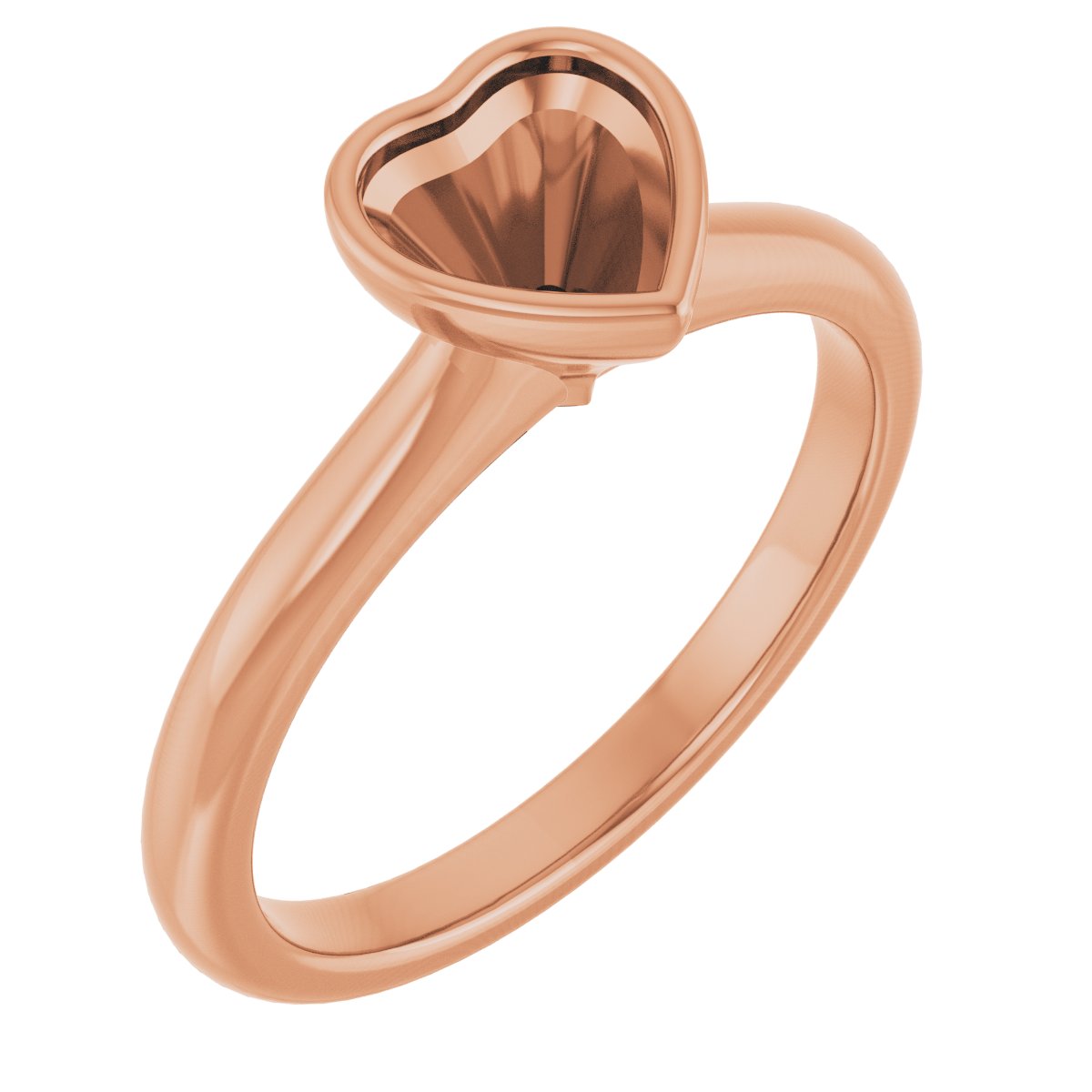 Bezel-Set Solitaire Engagement Ring