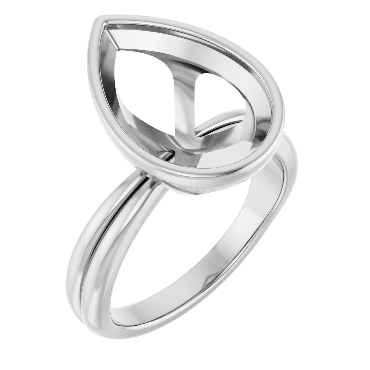 Bezel-Set Solitaire Engagement Ring