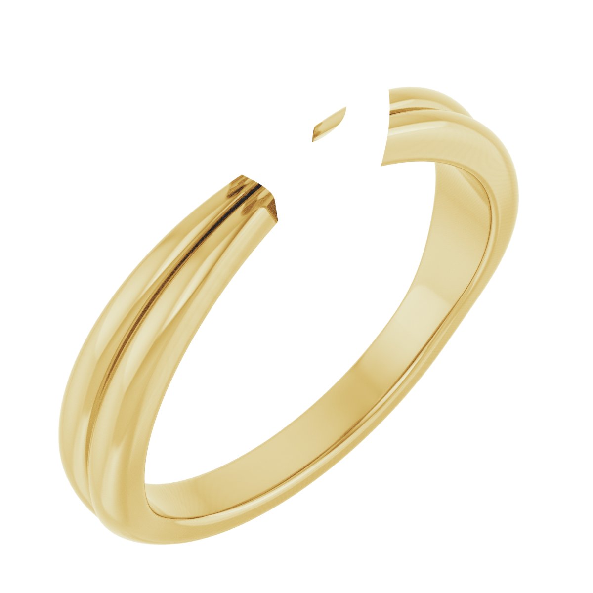 Bezel-Set Solitaire Engagement Ring
