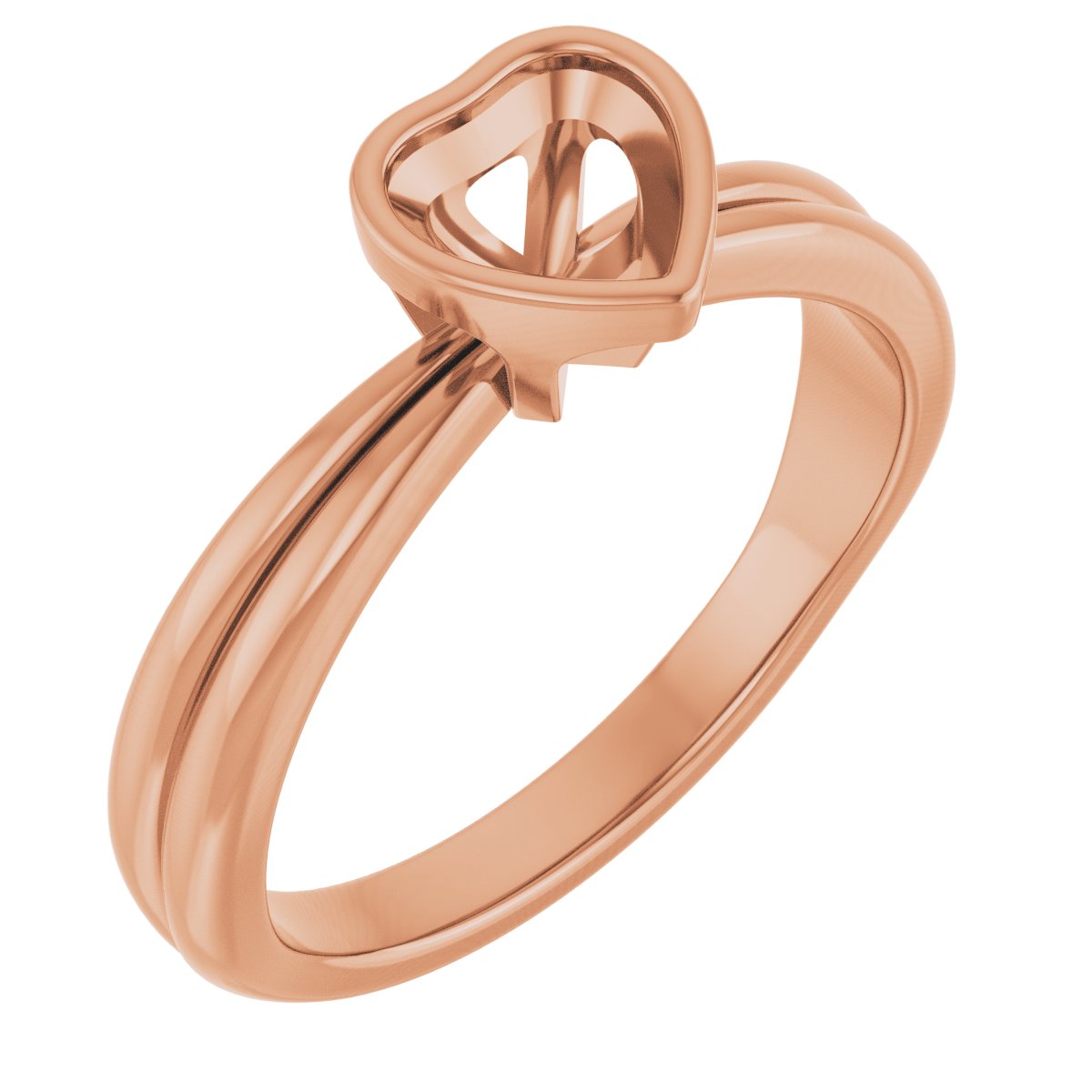 Bezel-Set Solitaire Engagement Ring