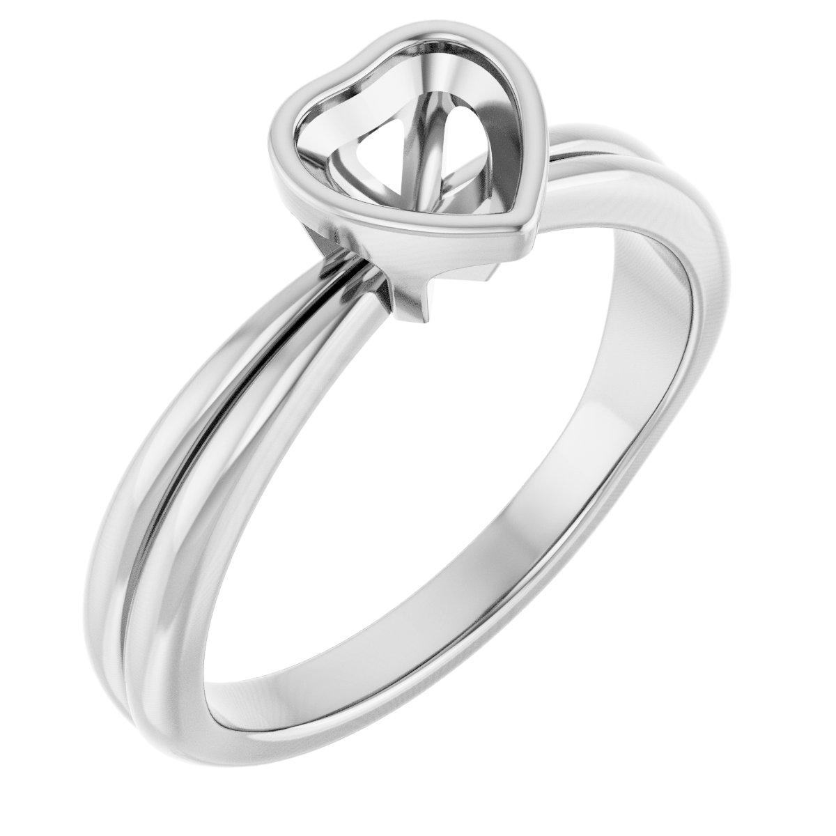 Bezel-Set Solitaire Engagement Ring