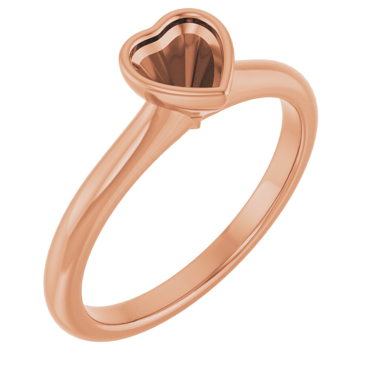 Bezel-Set Solitaire Engagement Ring
