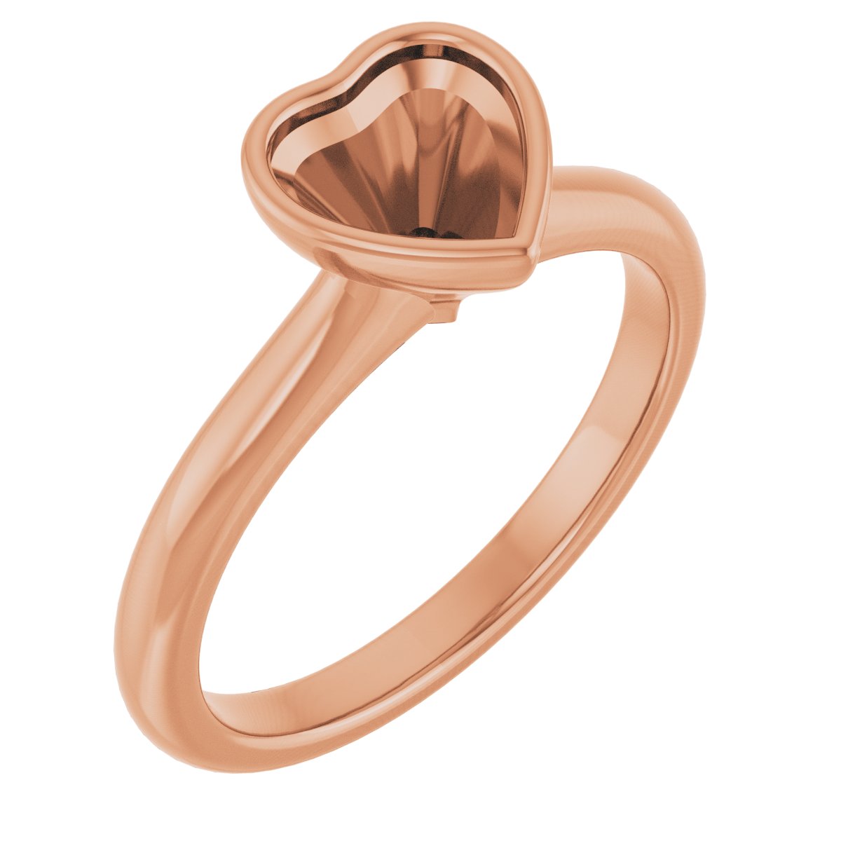 Bezel-Set Solitaire Engagement Ring