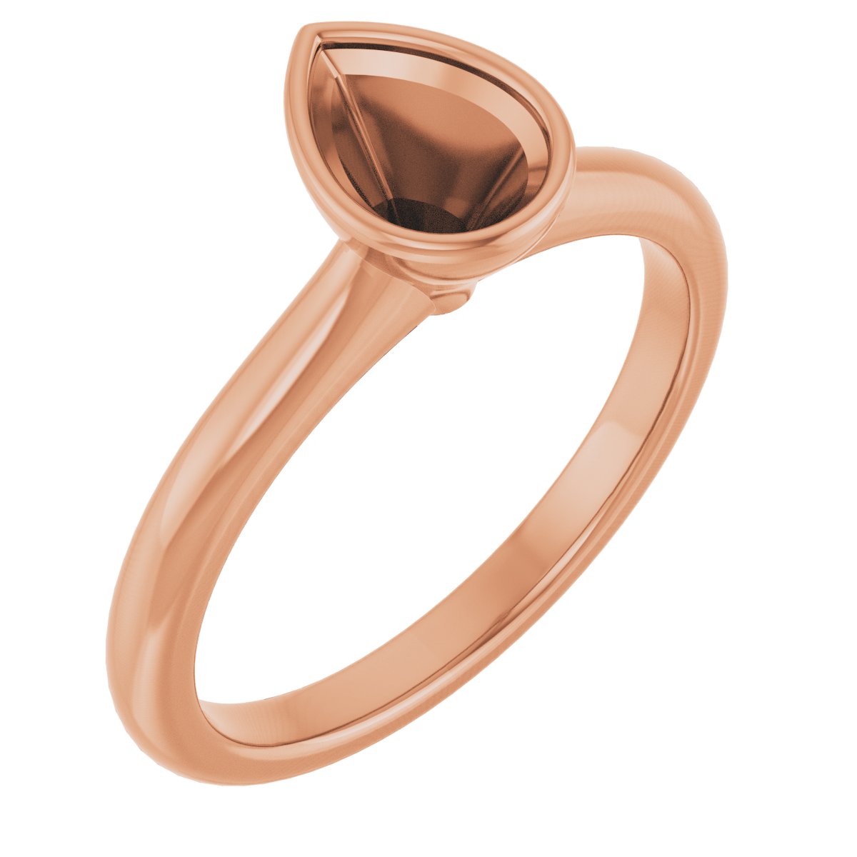 Bezel-Set Solitaire Engagement Ring