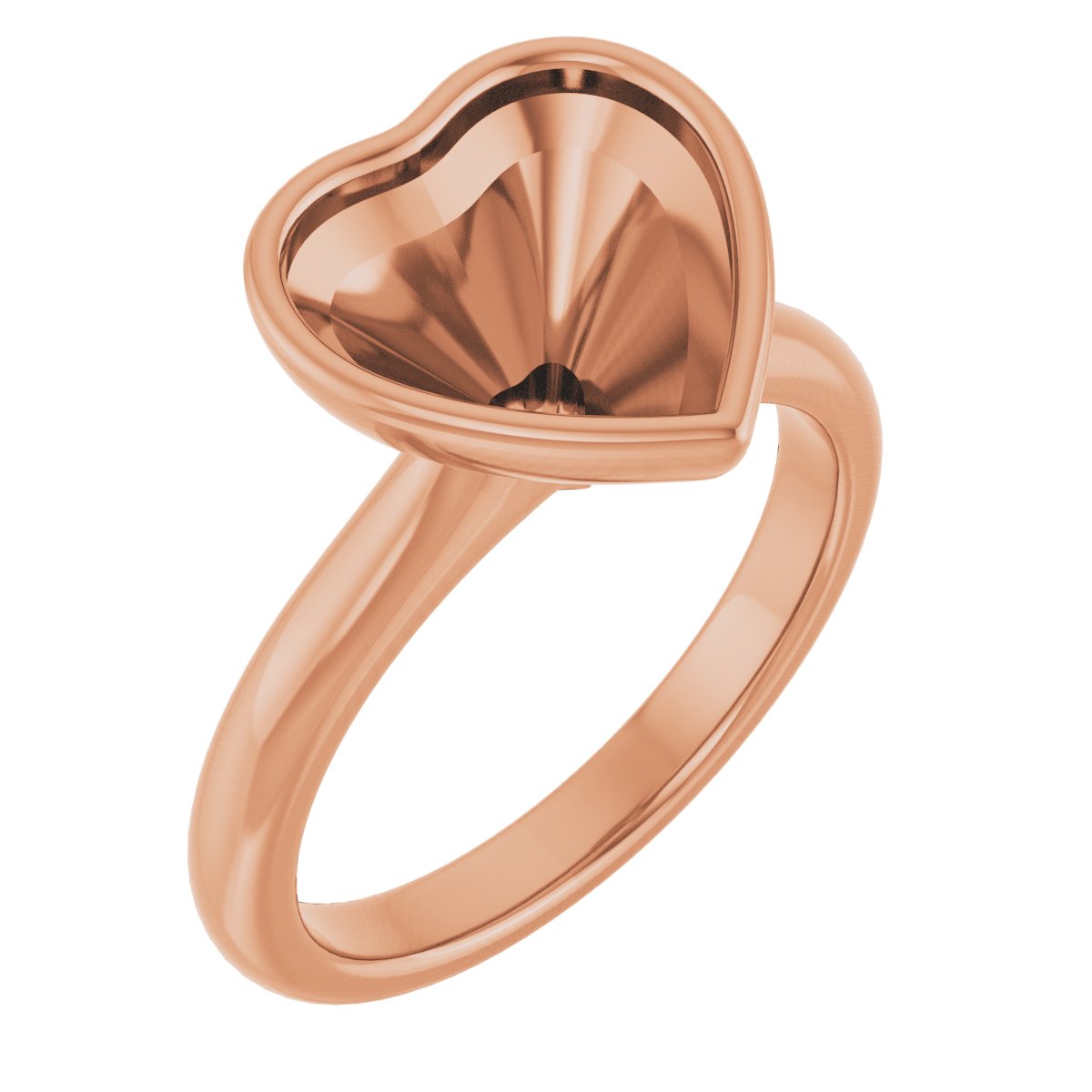 Bezel-Set Solitaire Engagement Ring