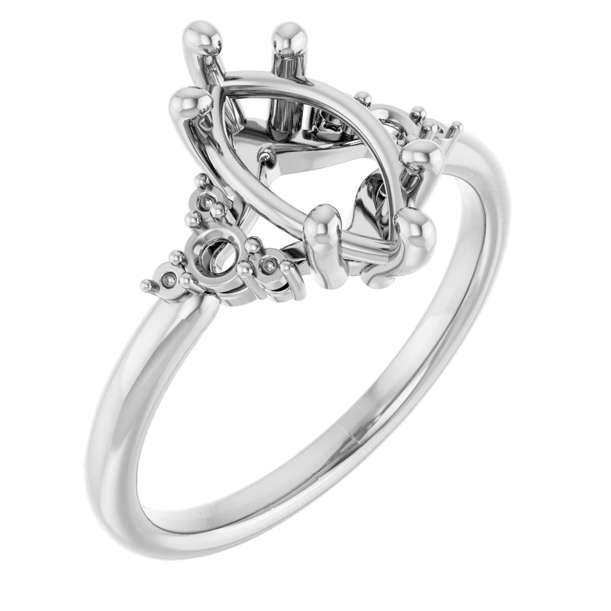 Accented Engagement Ring or Band