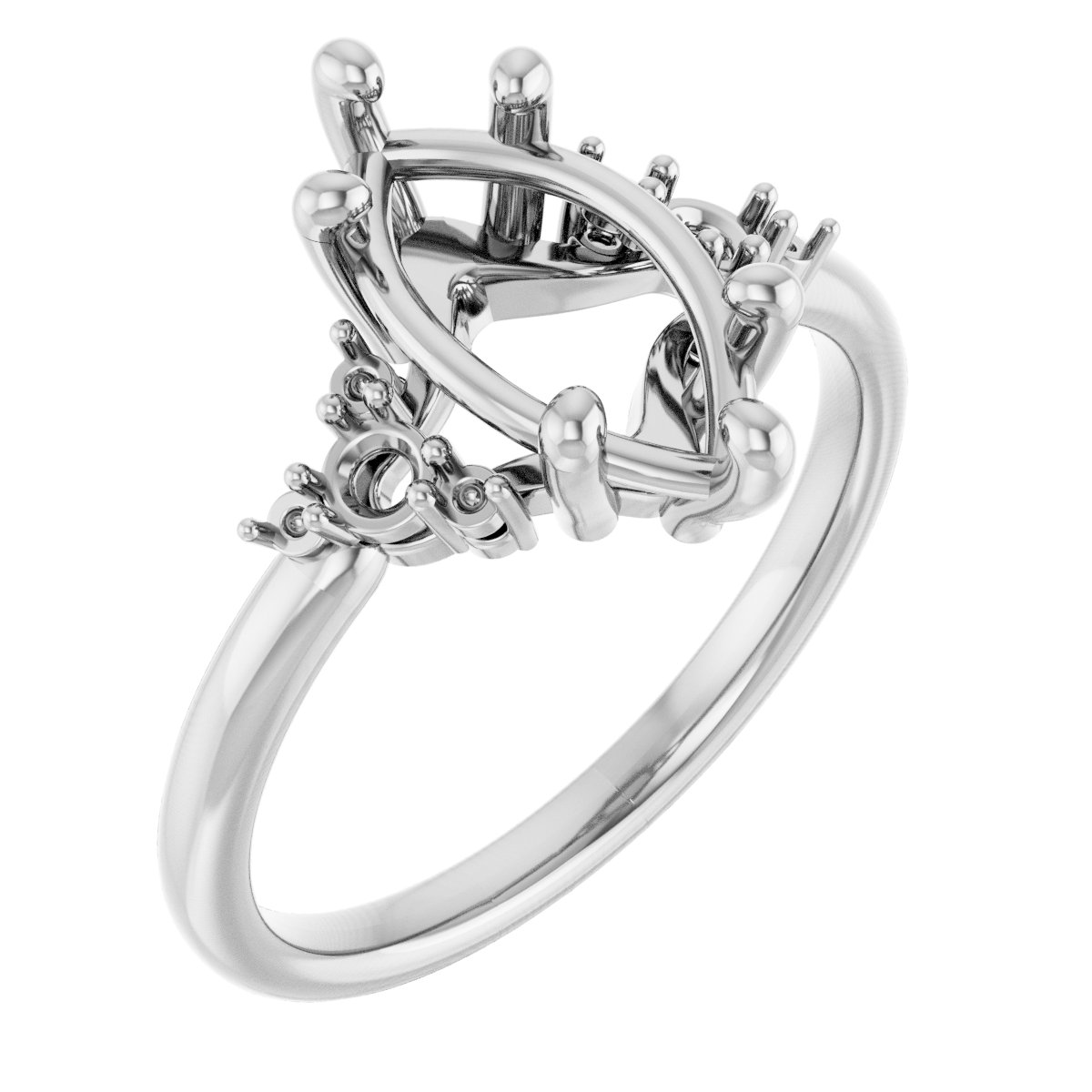 Accented Engagement Ring or Band