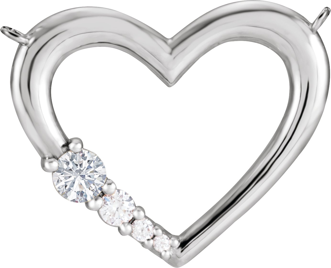 Family Heart Necklace or Center