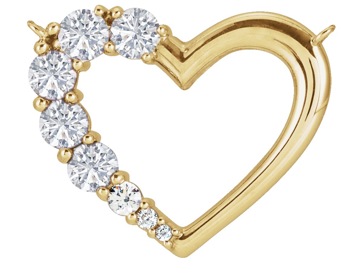 Family Heart Necklace or Center