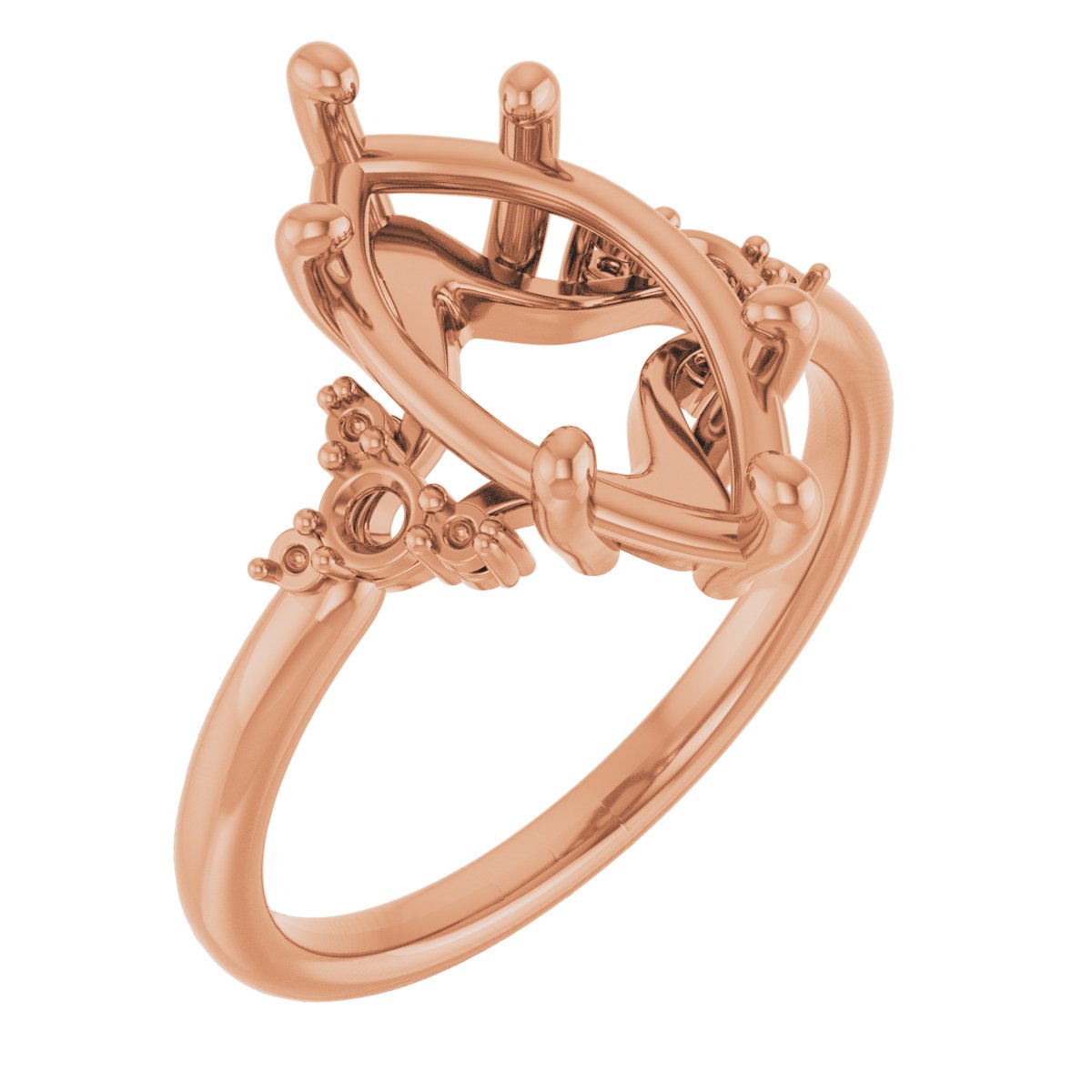 Accented Engagement Ring or Band