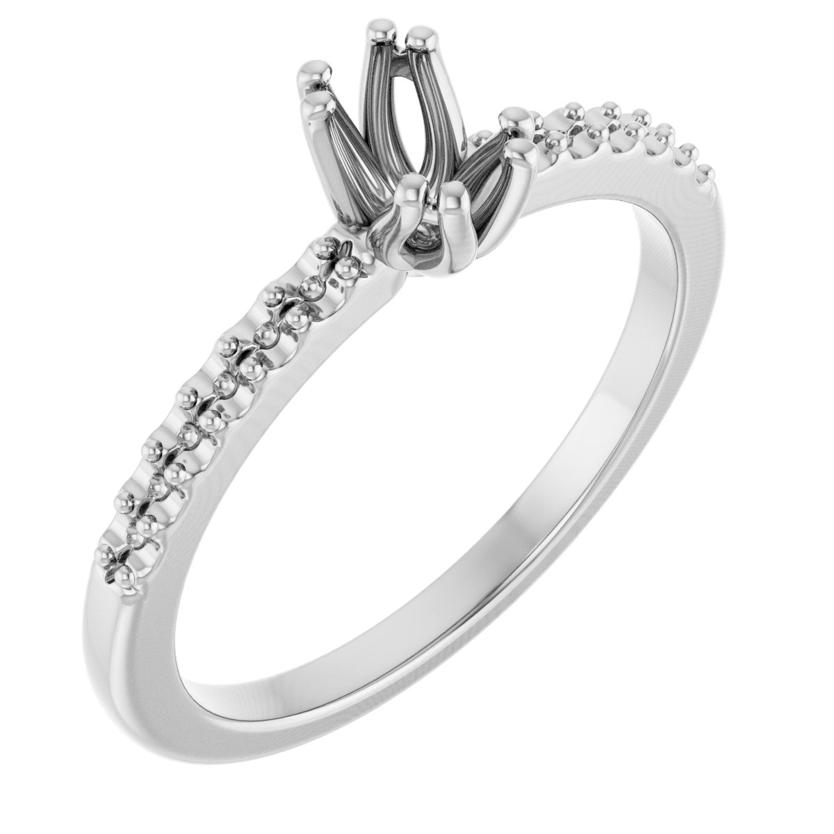 Twin-Prong Octet® Solitaire Engagement Ring