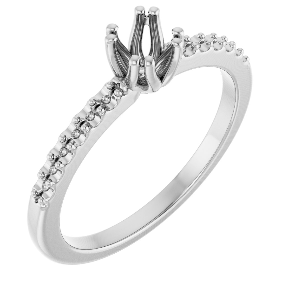 Twin-Prong Octet® Solitaire Engagement Ring