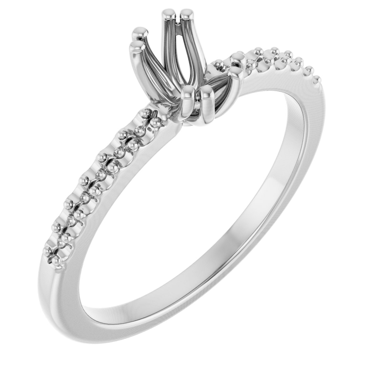 Twin-Prong Octet® Solitaire Engagement Ring