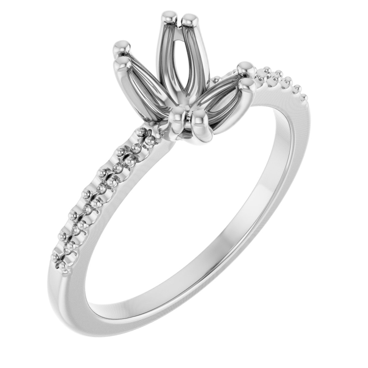 Twin-Prong Octet® Solitaire Engagement Ring