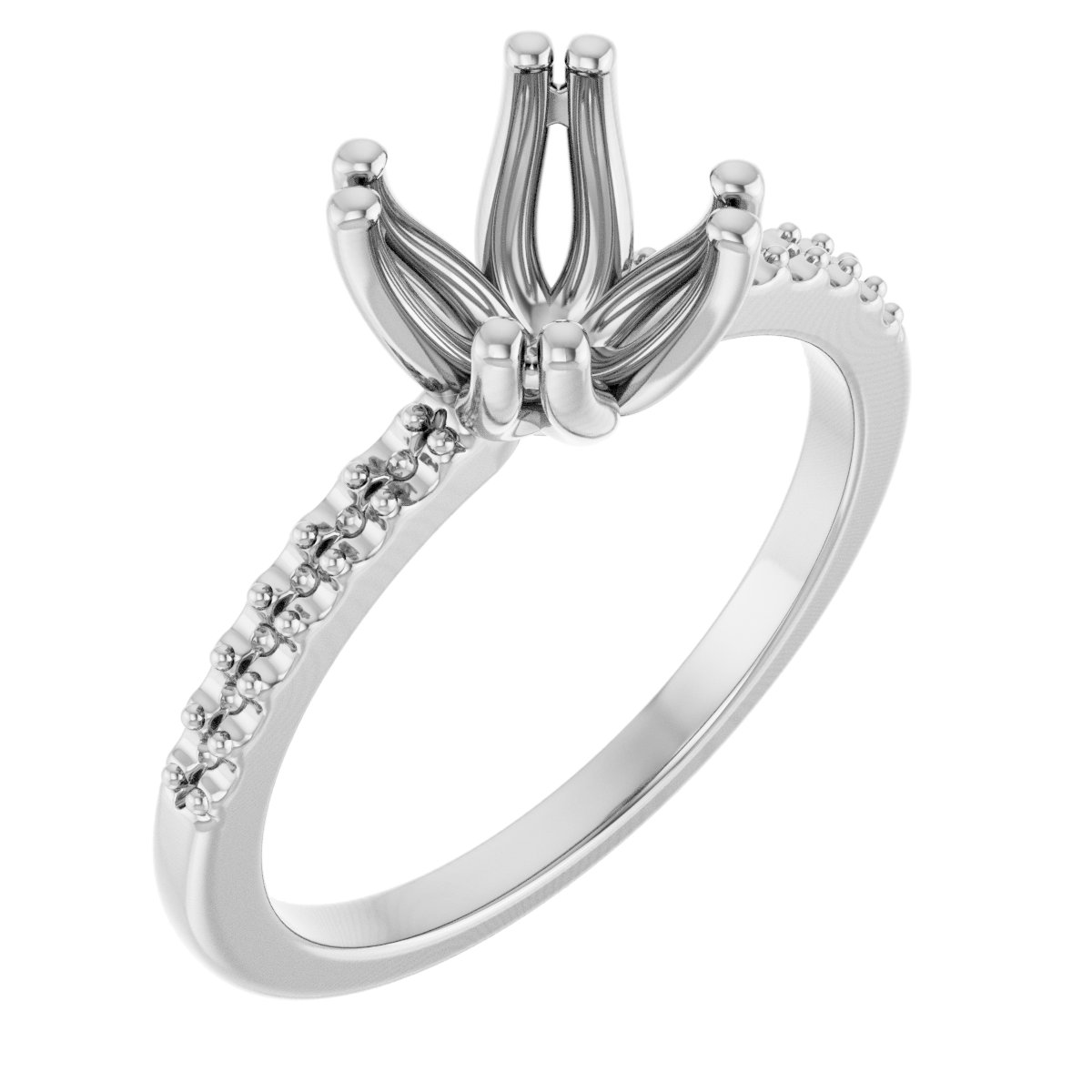 Twin-Prong Octet® Solitaire Engagement Ring