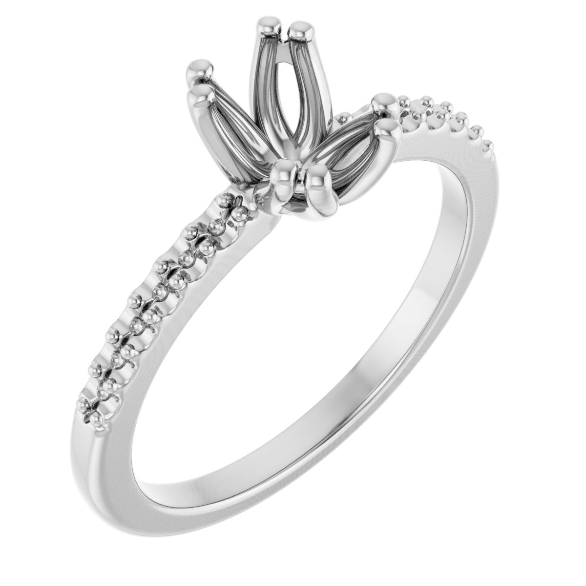 Twin-Prong Octet® Solitaire Engagement Ring