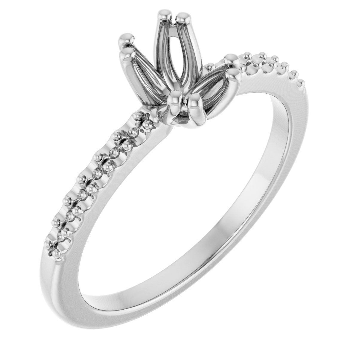 Twin-Prong Octet® Solitaire Engagement Ring