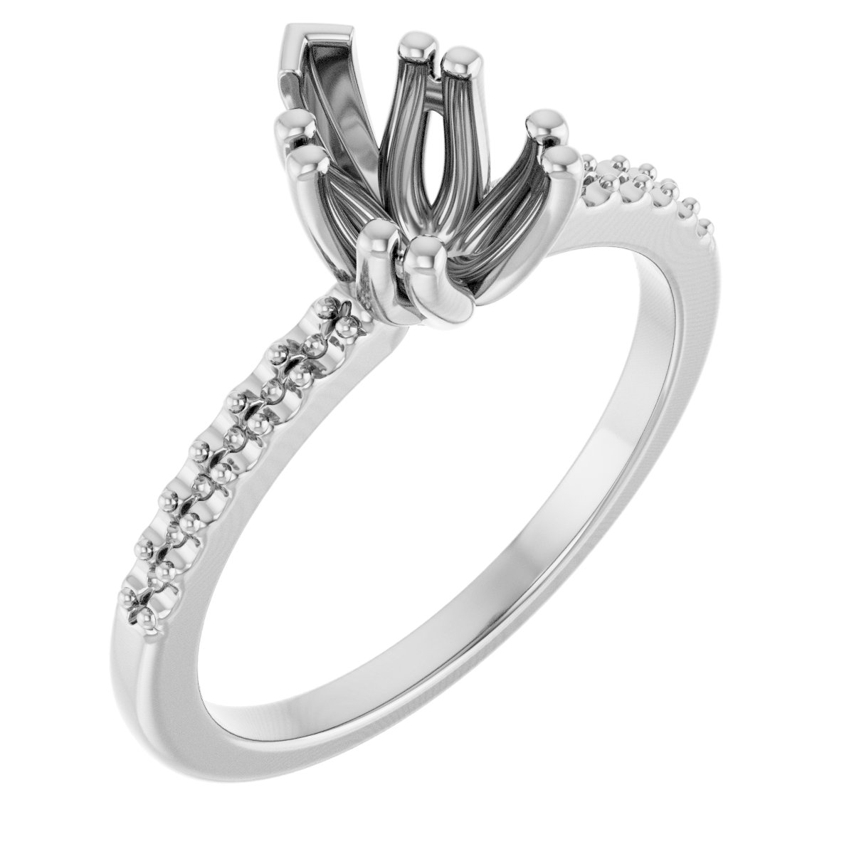 Twin-Prong Octet® Solitaire Engagement Ring