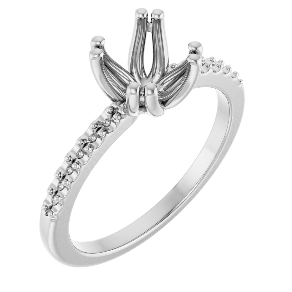 Twin-Prong Octet® Solitaire Engagement Ring
