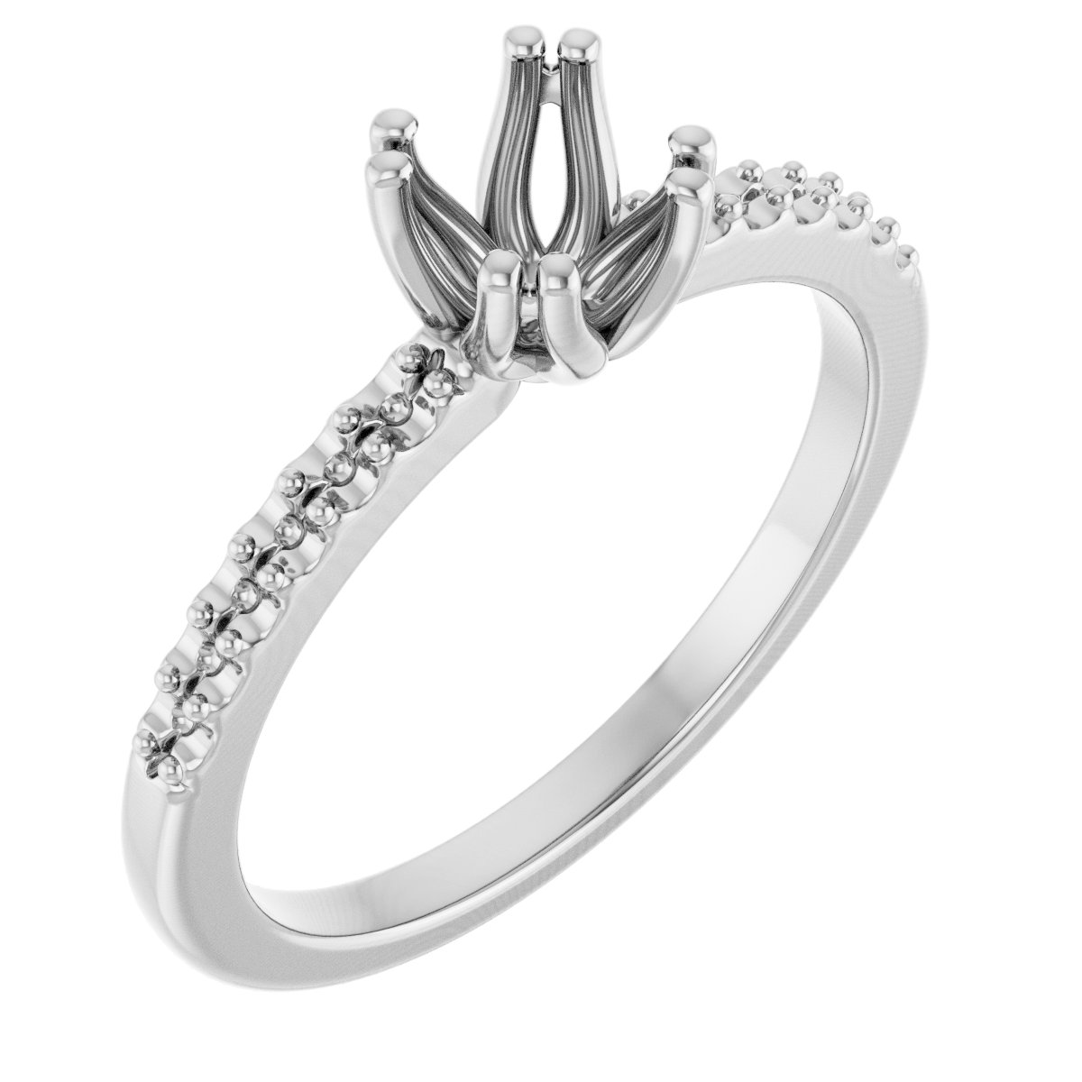 Twin-Prong Octet® Solitaire Engagement Ring