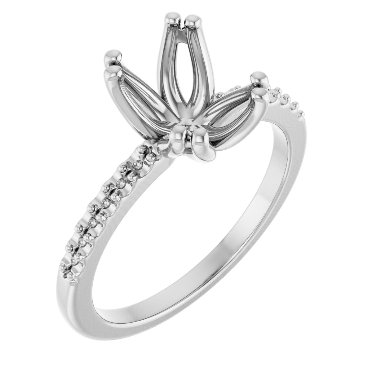 Twin-Prong Octet® Solitaire Engagement Ring