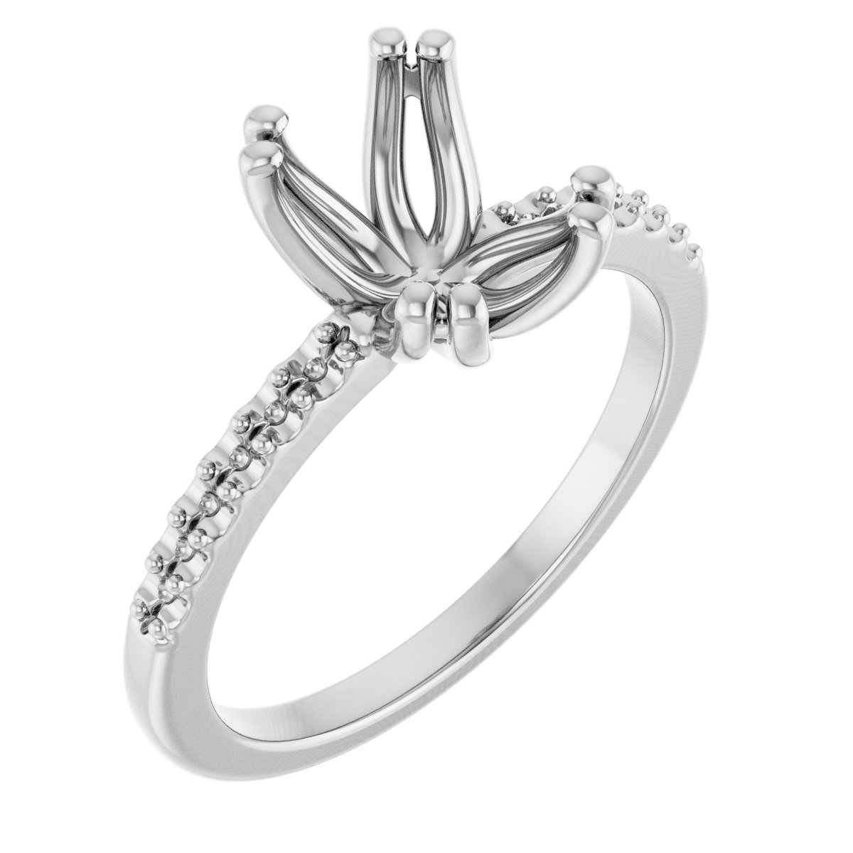 Twin-Prong Octet® Solitaire Engagement Ring