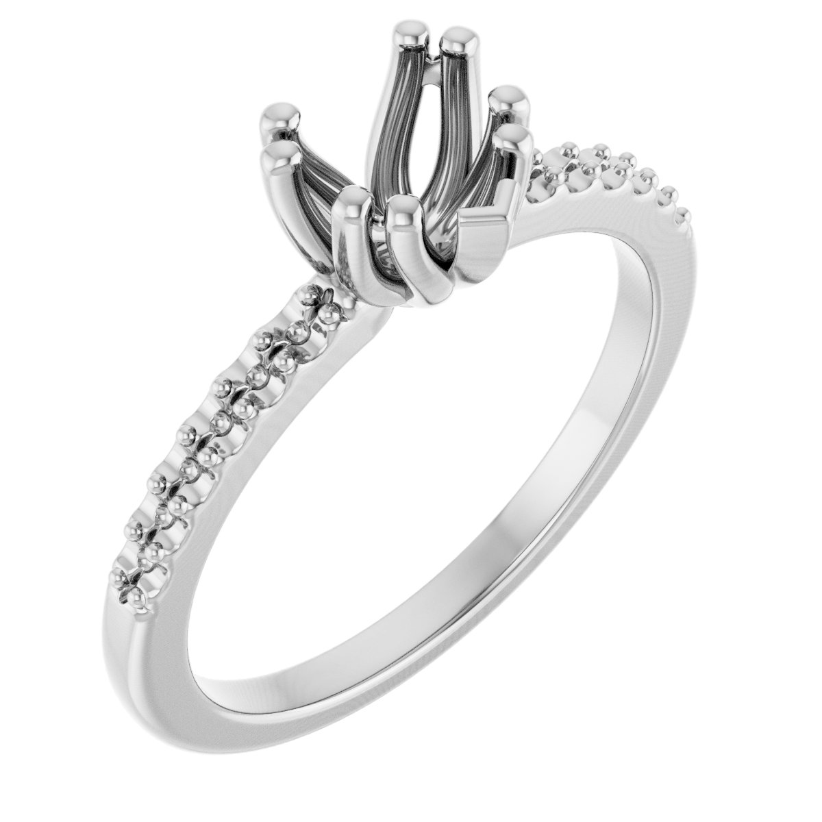 Twin-Prong Octet® Solitaire Engagement Ring