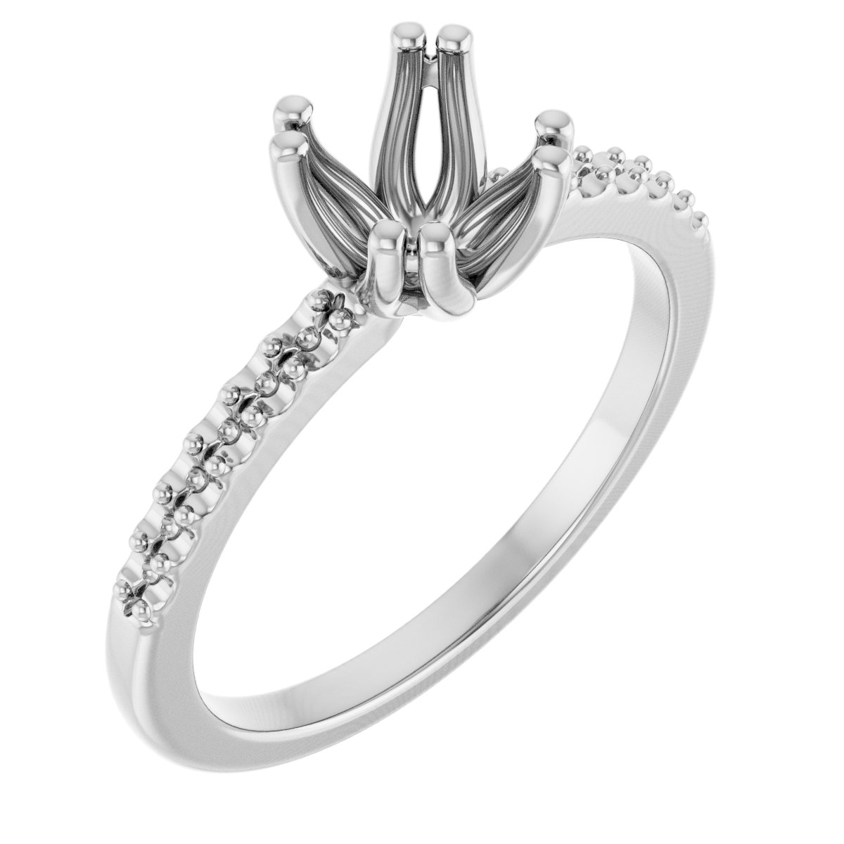 Twin-Prong Octet® Solitaire Engagement Ring