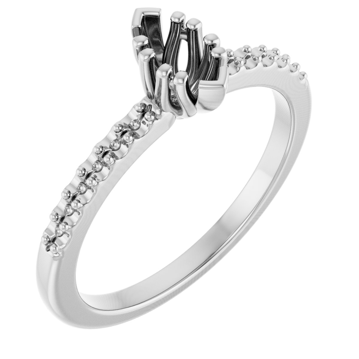 Twin-Prong Octet® Solitaire Engagement Ring