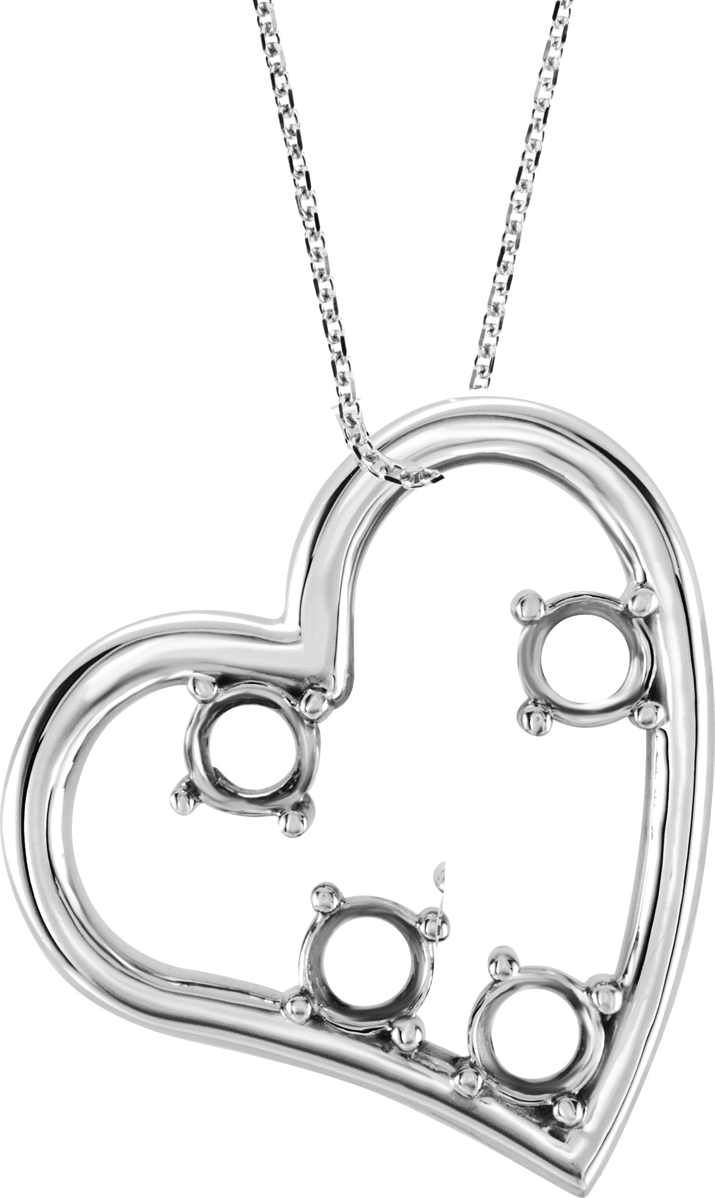 Family Heart Necklace or Pendant