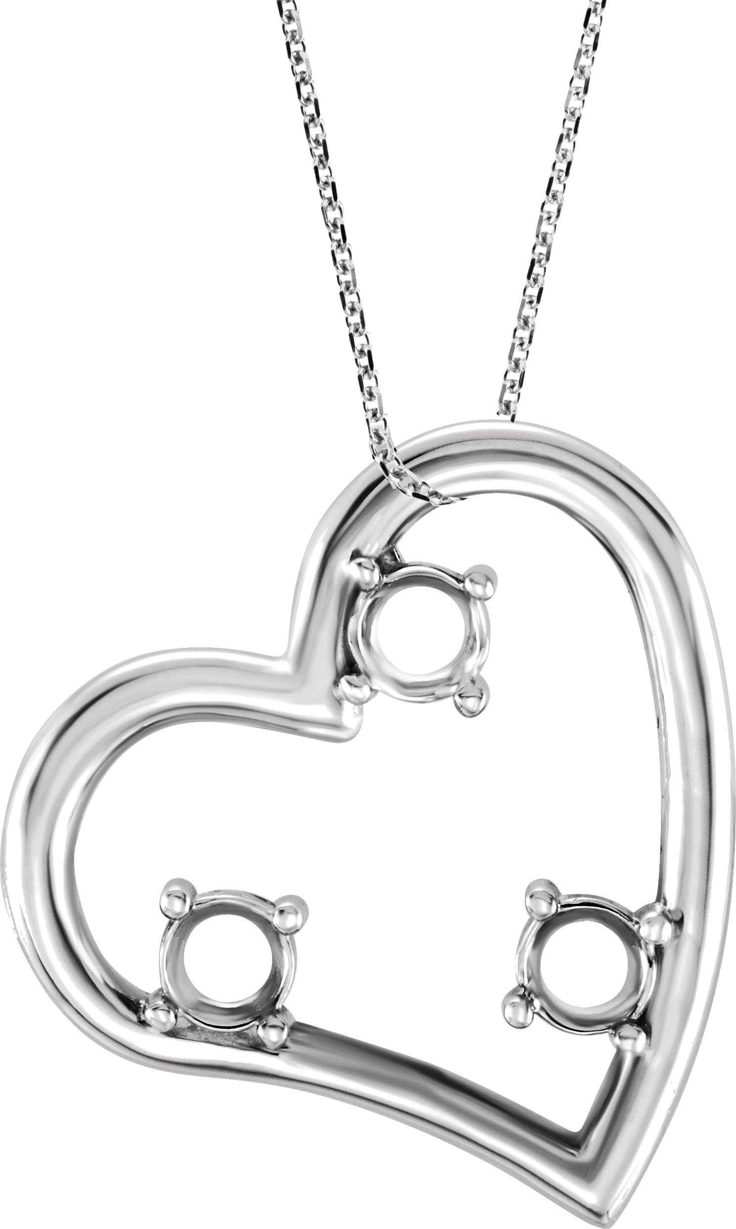 Family Heart Necklace or Pendant