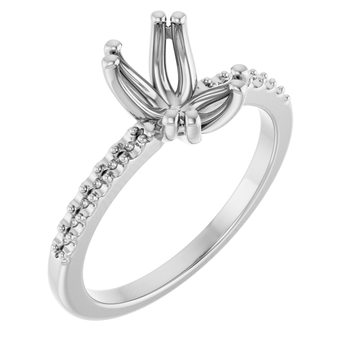 Twin-Prong Octet® Solitaire Engagement Ring
