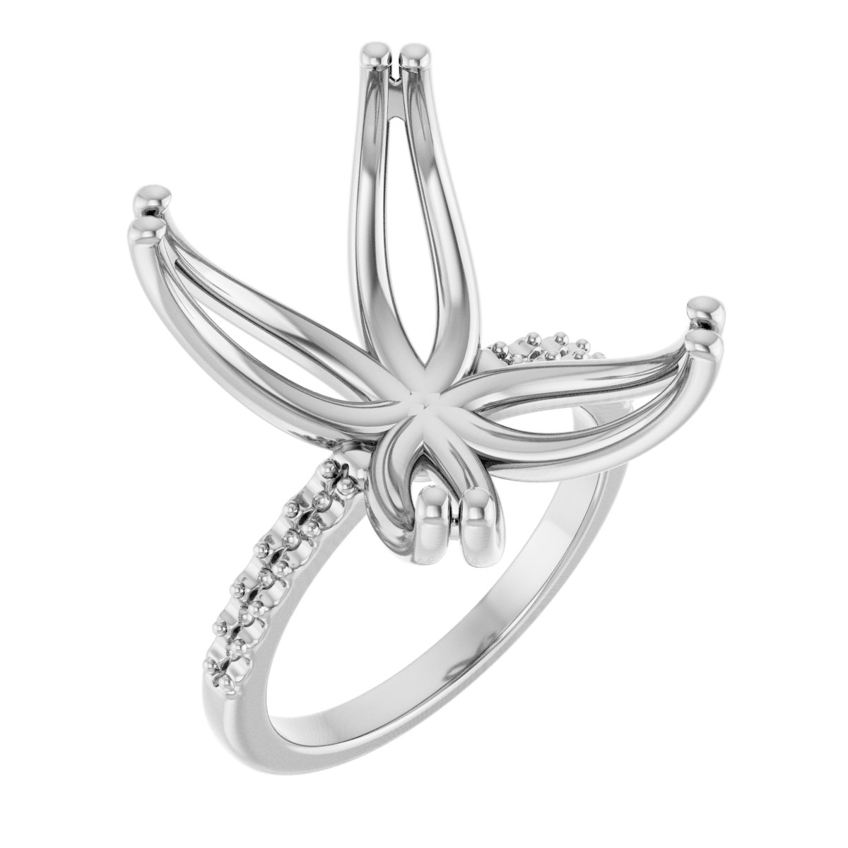 Twin-Prong Octet® Solitaire Engagement Ring