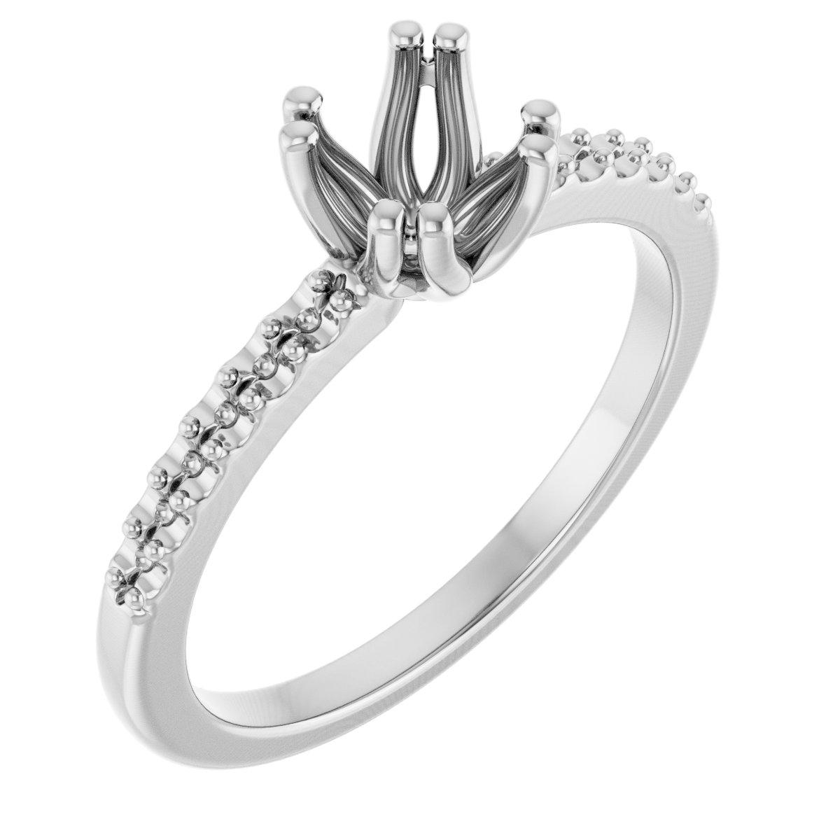 Twin-Prong Octet® Solitaire Engagement Ring