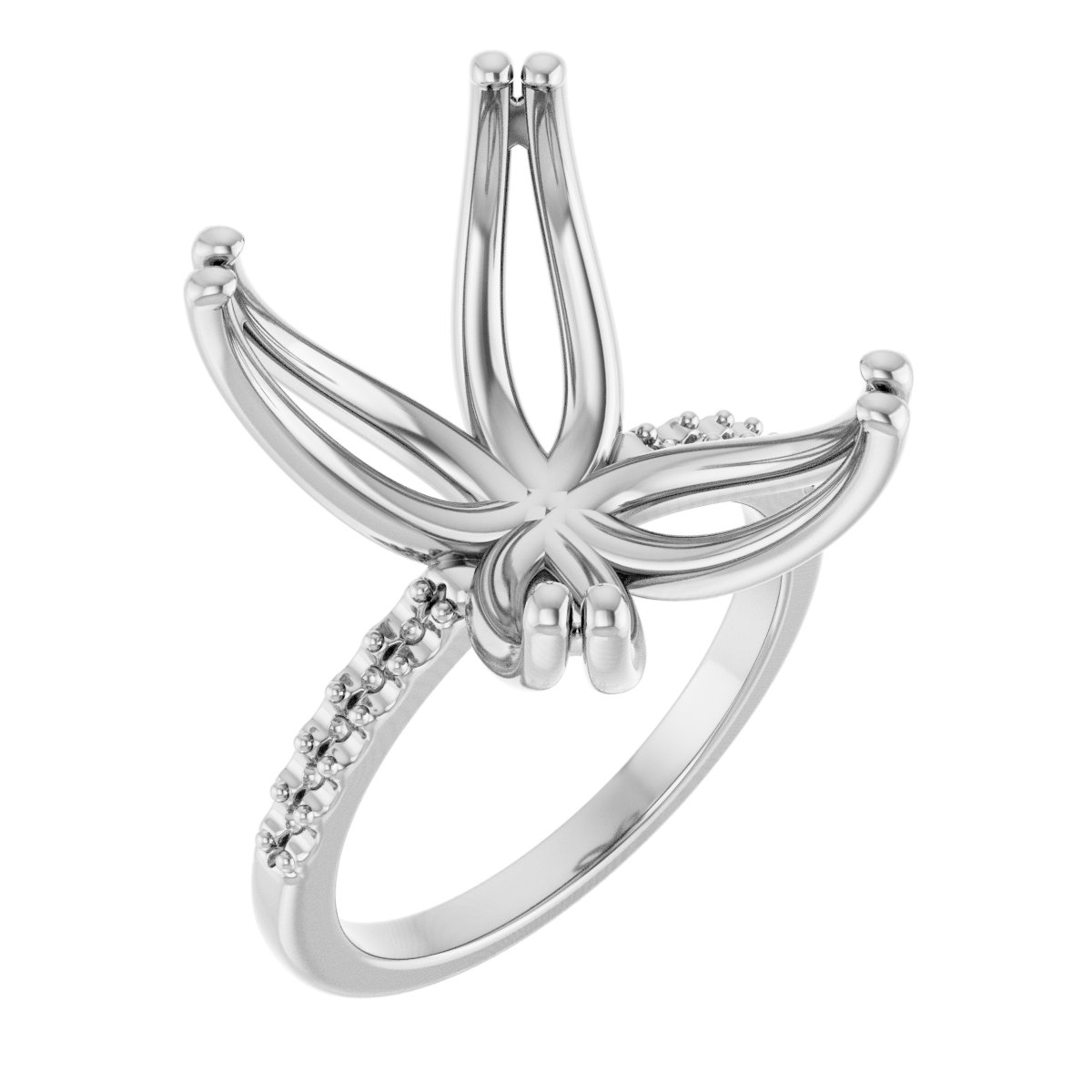 Twin-Prong Octet® Solitaire Engagement Ring