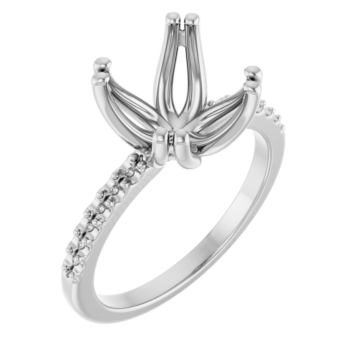 Twin-Prong Octet® Solitaire Engagement Ring