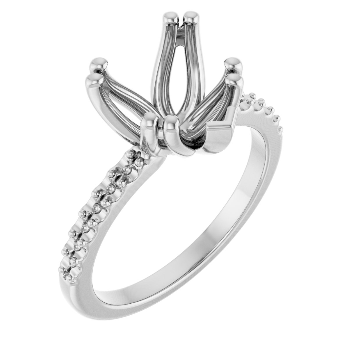 Twin-Prong Octet® Solitaire Engagement Ring