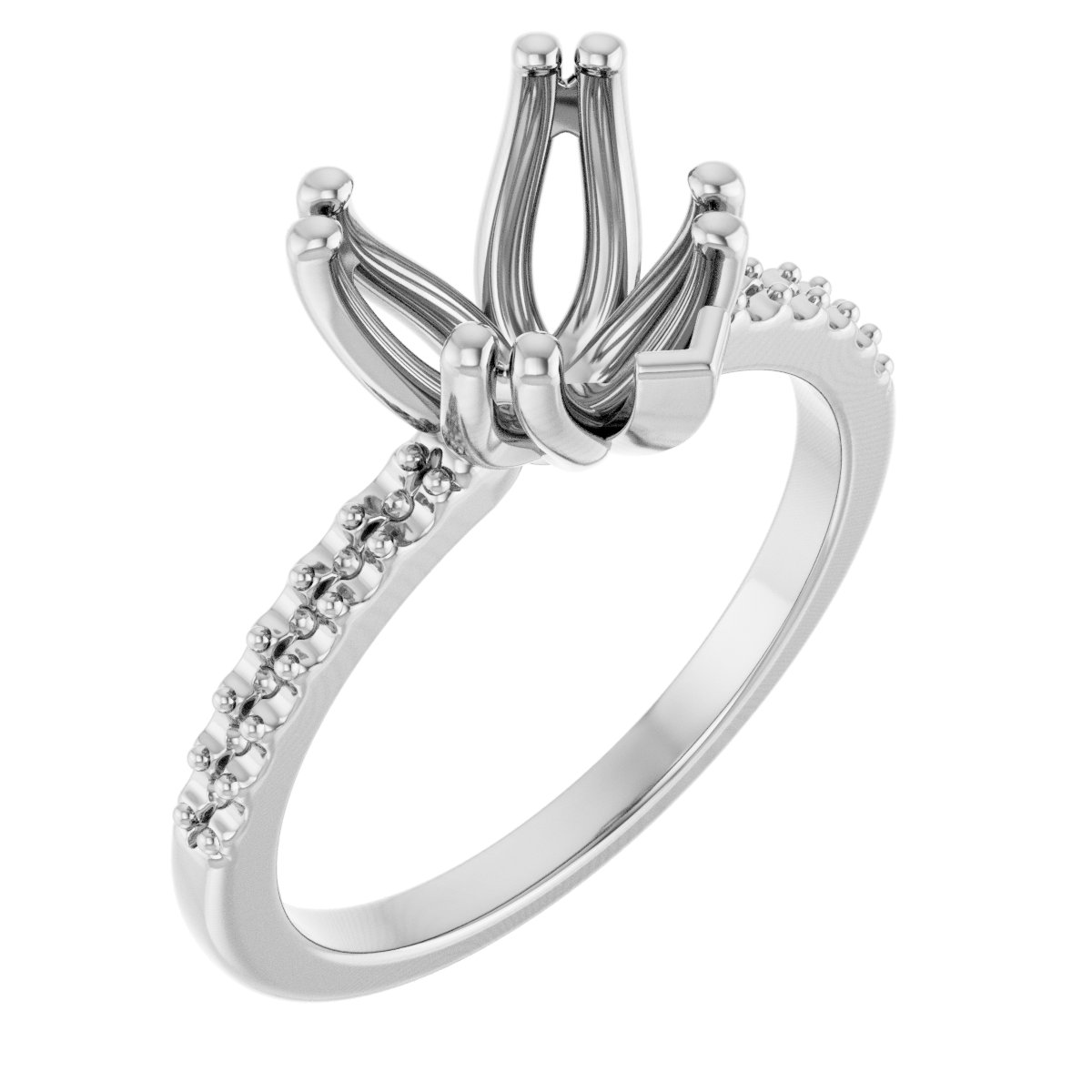Twin-Prong Octet® Solitaire Engagement Ring