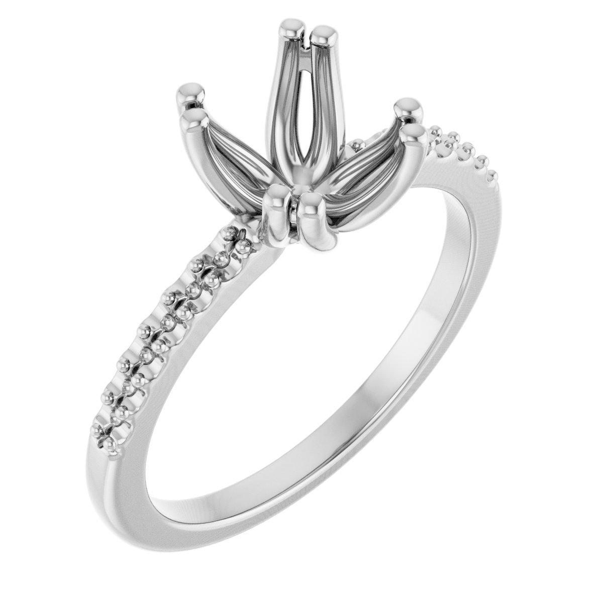 Twin-Prong Octet® Solitaire Engagement Ring