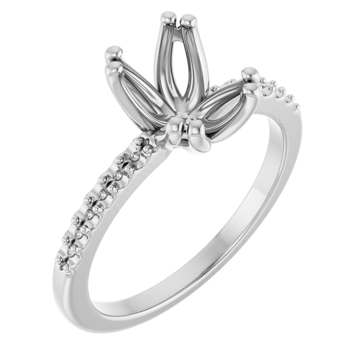 Twin-Prong Octet® Solitaire Engagement Ring