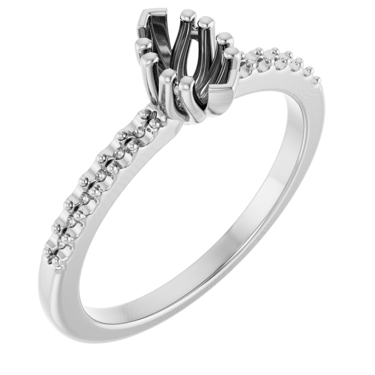 Twin-Prong Octet® Solitaire Engagement Ring