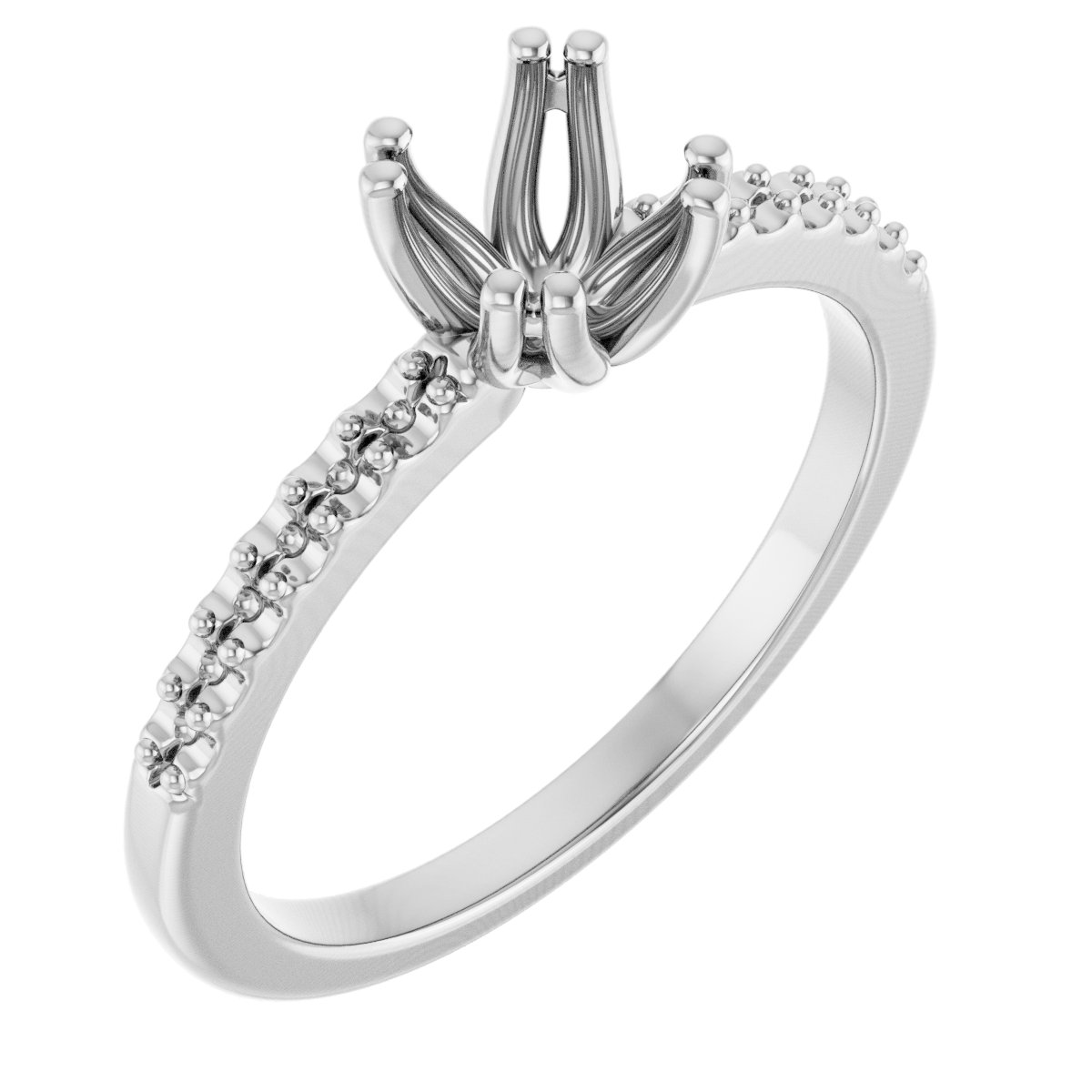 Twin-Prong Octet® Solitaire Engagement Ring