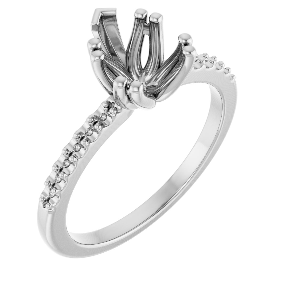 Twin-Prong Octet® Solitaire Engagement Ring