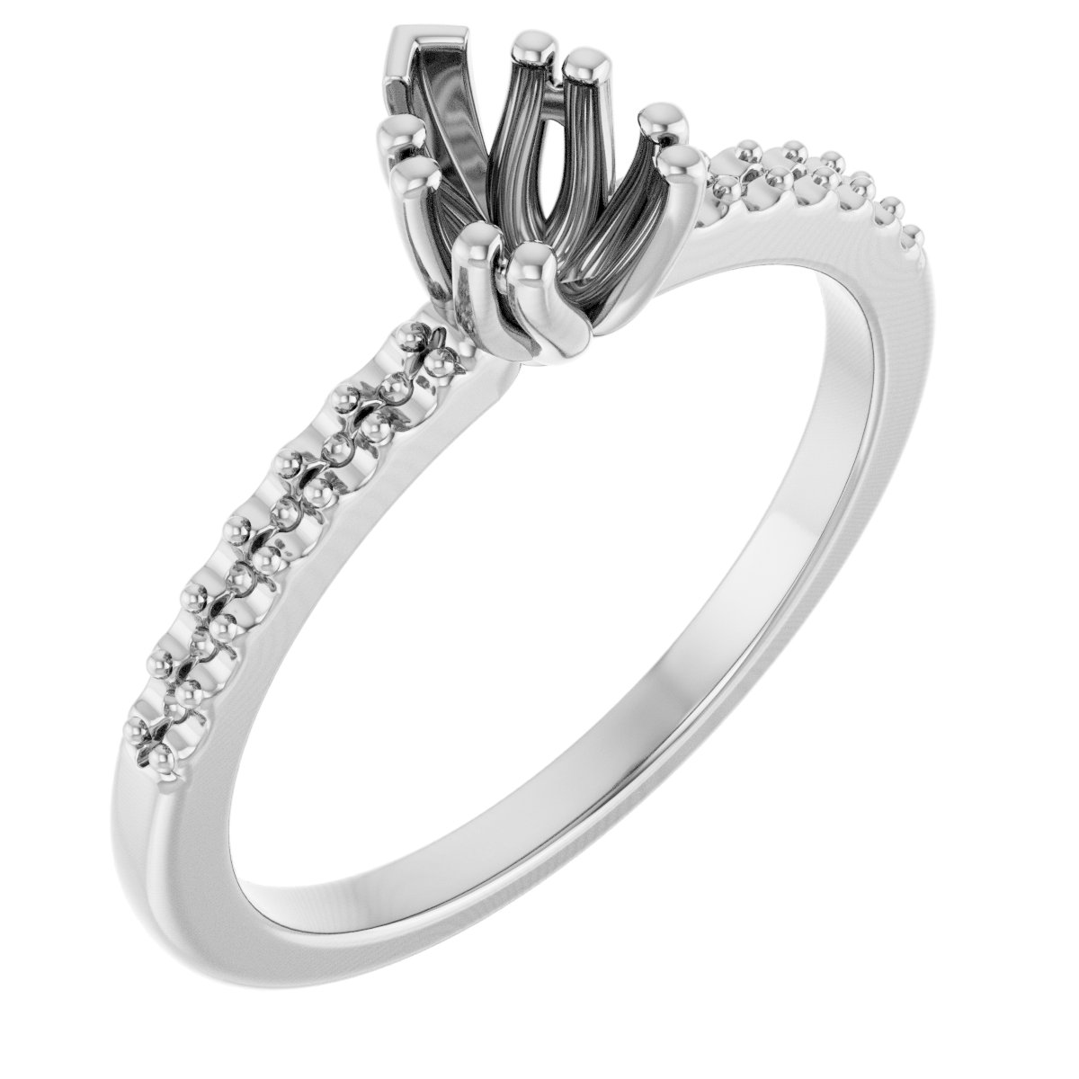 Twin-Prong Octet® Solitaire Engagement Ring