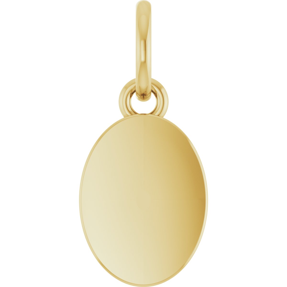 Engravable Oval Pendant