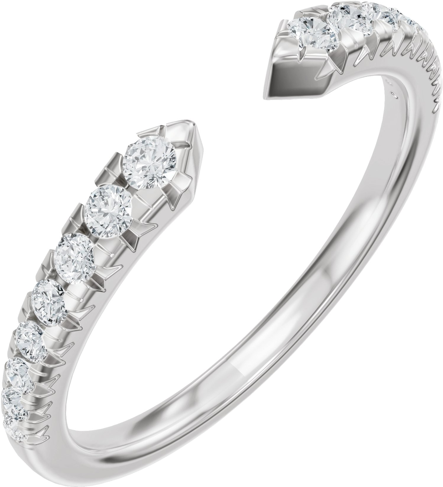 French-Set Accented Open Band