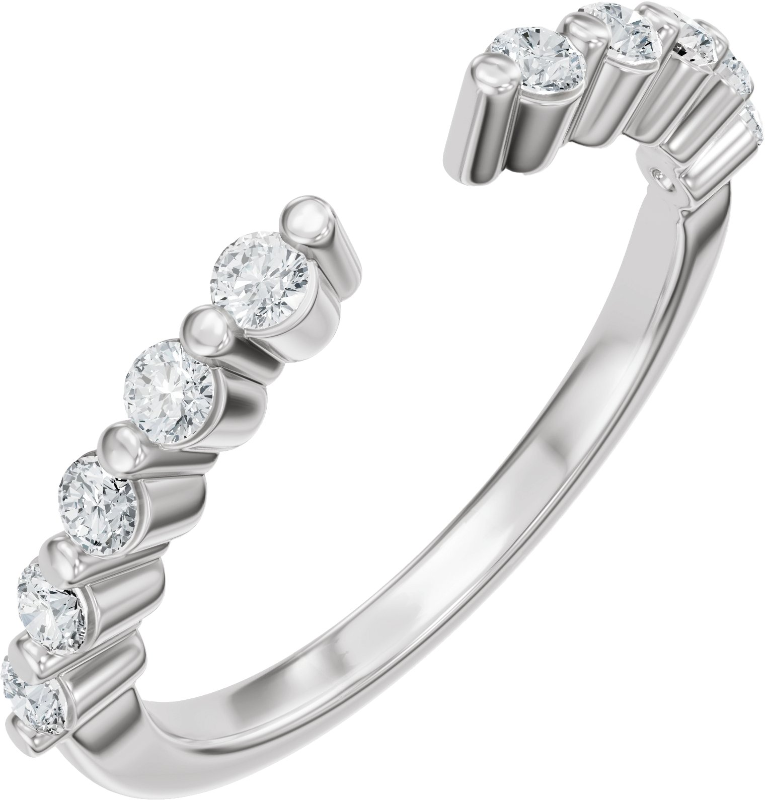 Accented Vintage-Inspired Open Band